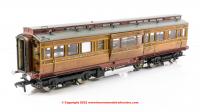 935001 Rapido LNER Dynamometer Car - 23591 - LNER Teak finish with lining